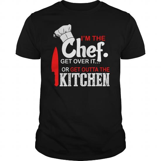 Black kitchen Chef T-shirt